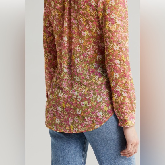 Kut from the Kluth Jasmin Chiffon Button Down Shirt - Picture 3 of 4